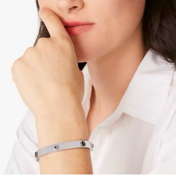 Kate Spade Silver Classic Bangle bracelet - Picture 10 of 14